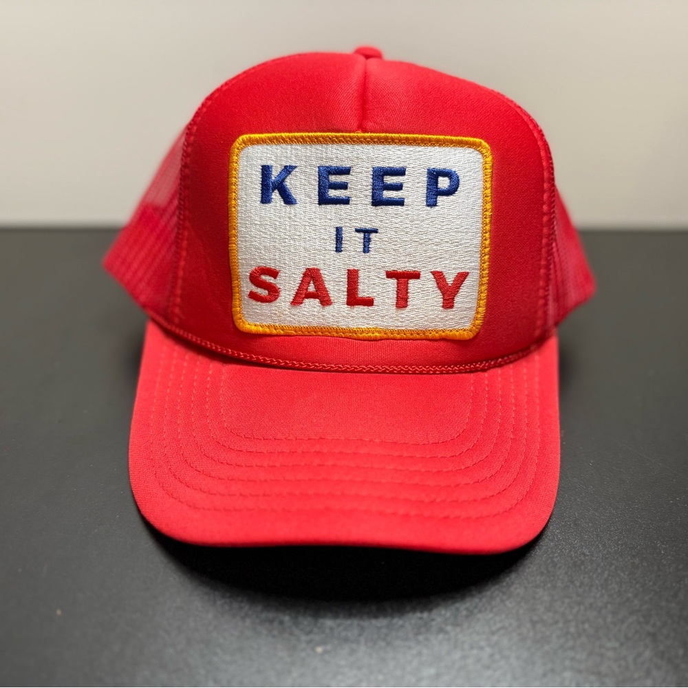 Keep It Salty Red Trucker Hat